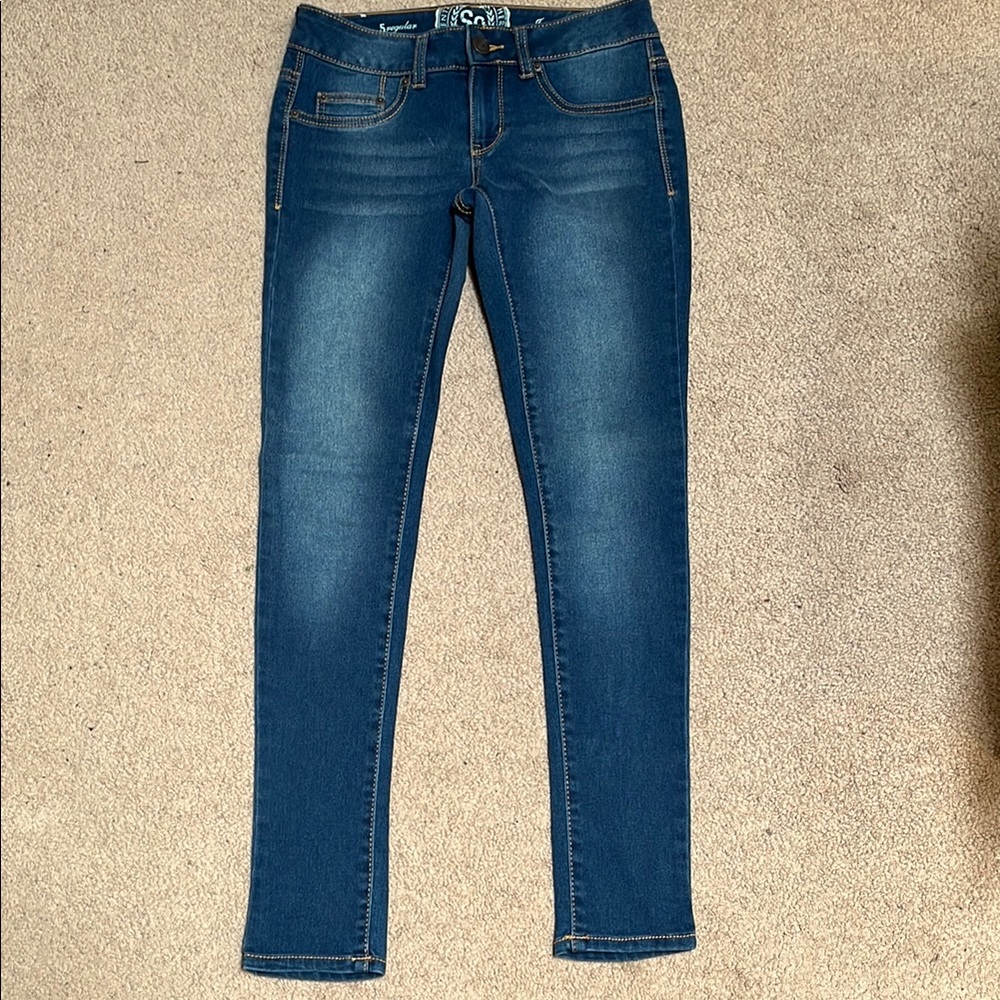 SO Blue Skinny Jeans Classic Style